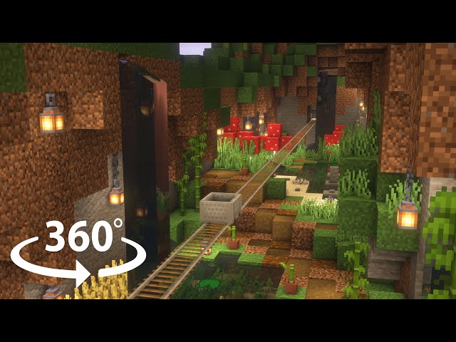 [360] Minecraft Roller Coaster