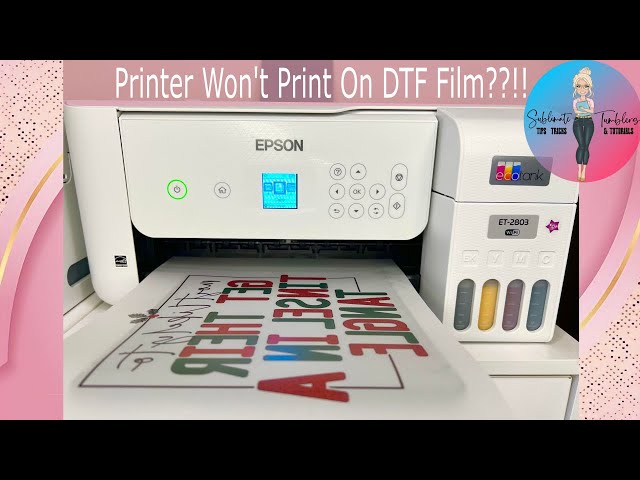 How To Fix DTF Film Printer Problems!!