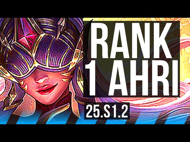 AHRI vs YONE (MID) | Rank 1 Ahri, Godlike, Rank 28 | NA Challenger | 25.S1.2