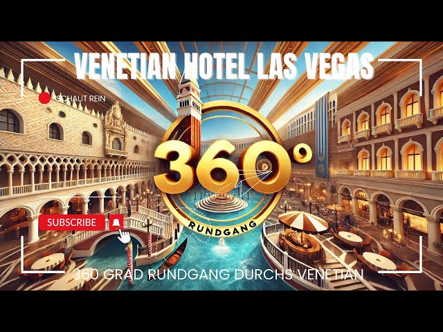 Das KRASSESTE Hotel in Las Vegas! 🏨✨ 360° Rundgang durch das Venetian!"