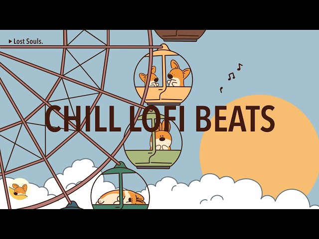 Chill lofi beats on the ferris wheel 🎡 1 hour study music 📚 Round and round 🎶