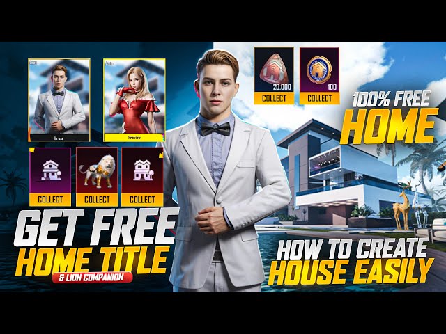 Get Free Home Coins | How To create Own Home | Home Shop  Event | PUBGM