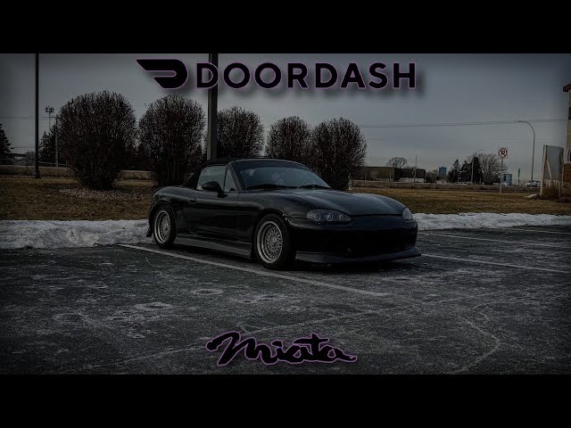 DoorDashing in a Miata??? | 2000 Miata NB