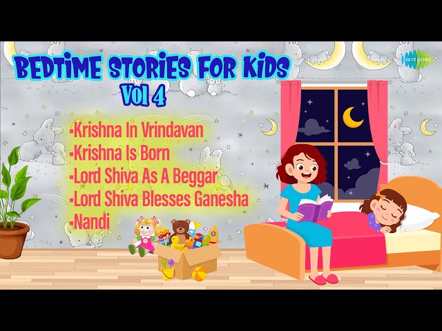 Childrens Stories in English | Bedtime Stories for Kids Vol 4 | Krishna In Vrindavan