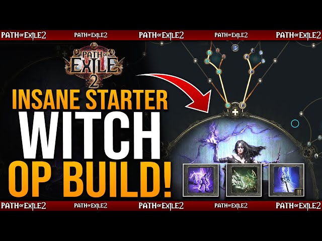 Path Of Exile 2 - Best Starter Build - INSANE OP WITCH BUILD Class Guide - Path of Exile 2 Builds