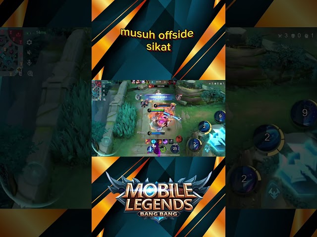 musuh offside langsung sikat #mobilelegends #mlbb #highlights #short