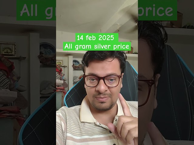 14 feb 2025 All gram silver price