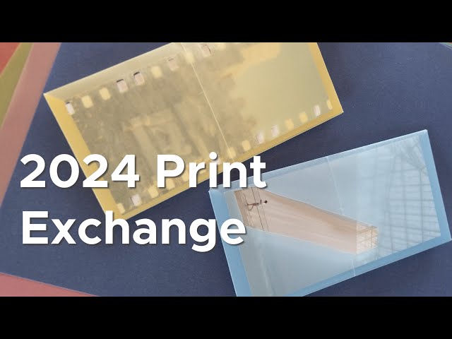 Swapping prints with strangers - 2024 Print Exchange