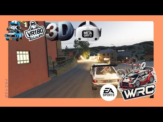 [EA Sports WRC][3D VR180 Video][第65話]シーズン5 モーメント Rallye Monte-Carlo