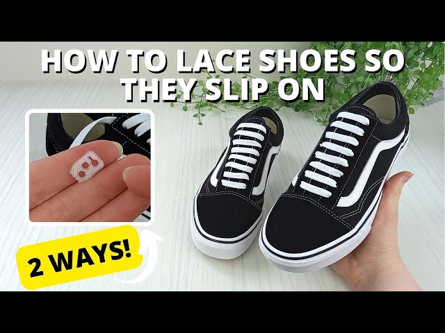 NEVER TIE YOUR SHOES AGAIN - 2 Slip On Hacks!