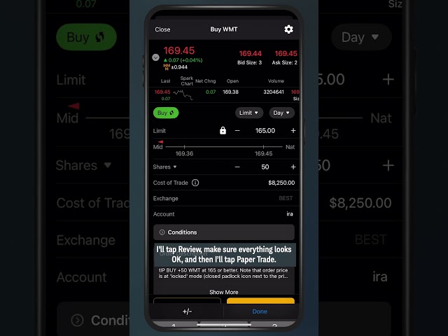 How to Buy and Sell Stocks on thinkorswim® mobile