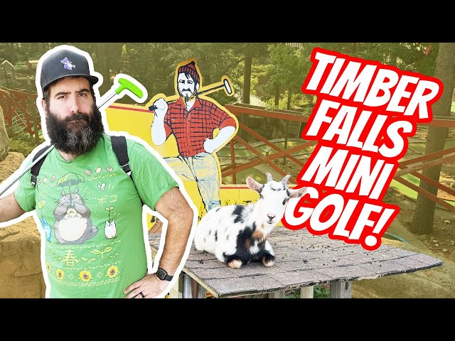 Dells Mini Golf along the River at Timber Falls Adventure Golf