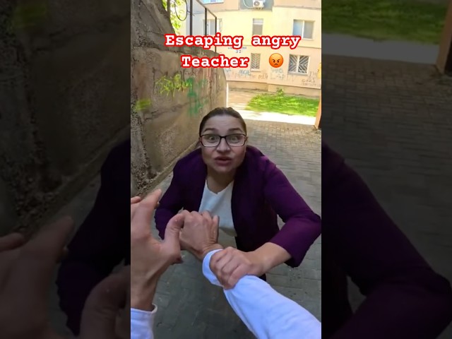 Escaping angry Teacher @DumitruComanac  #funny #escaping #epic #viralvideo #foryou #school #pov