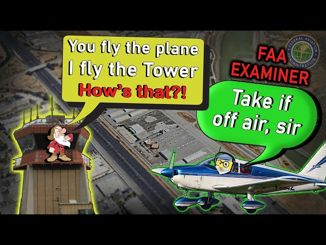 VERY HEATED exchange | Controller and FAA Examiner at San Carlos!