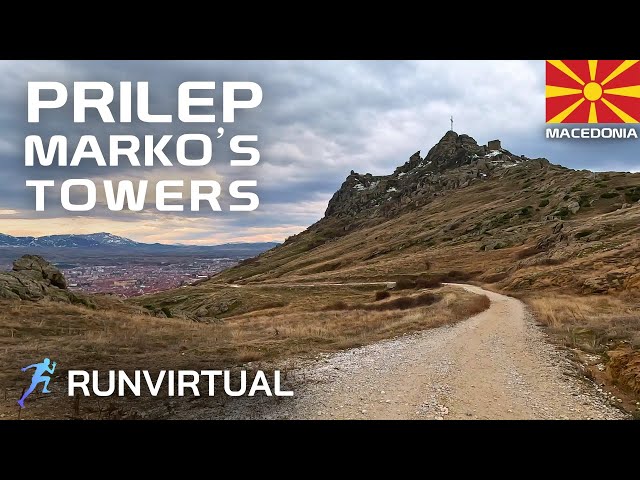 Running in Macedonia: Ruins of a Medieval Fortress (Marko's Towers)