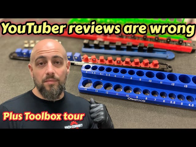 Mercedes Tech Toolbox tour tips and tricks featuring Olsa tools magnetic socket holders