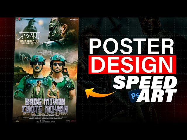 Speed Art | Ep 01- Bade Miyan Chote Miyan Poster