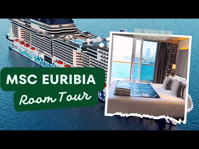 MSC Euribia Room Tour | Balcony Room Tour | Amenities & Views