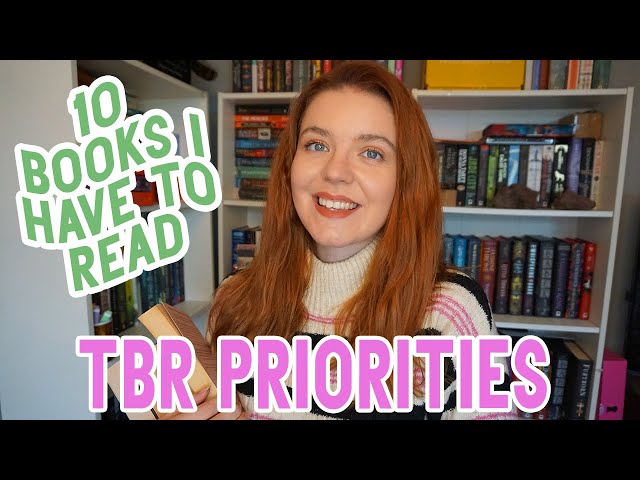 10 books I HAVE to read this year on my TBR