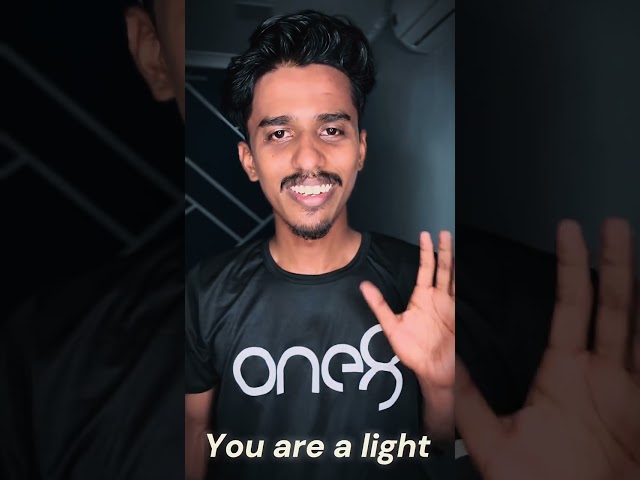 You are a light || #shorts #tamilchristianmessage #light #jesus #god #amen