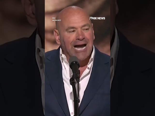 Dana White introduces former President Donald Trump on night four of the RNC