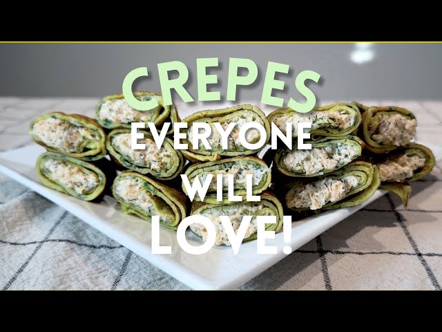 Weight Loss Made Easy: Diet-Friendly Spinach & Salmon Crepes!