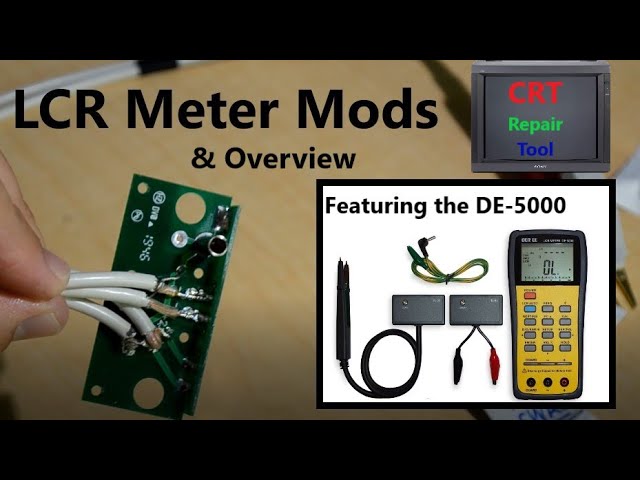 DER EE LCR Meter DE-5000 Overview & Mod - Capacitor Tester | Tool for CRT repair