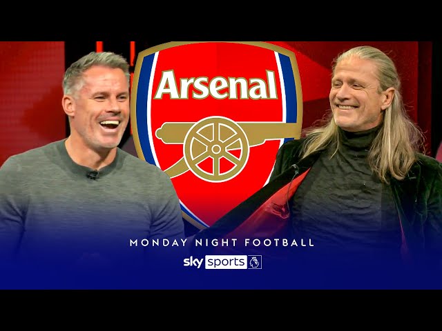 "You're too confident Jamie!" | Emmanuel Petit says Arsenal can still win the league 🏆