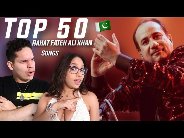 ONLY MASTERPIECES! Latinos react to Top 50 Rahat Fateh Ali Khan Songs (Bollywood & Pakistani)