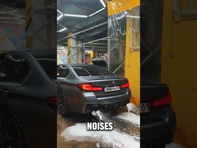 The Engine of BMW M5 is so Quiet! 🤣😂 #trending #automobile #car #bmw