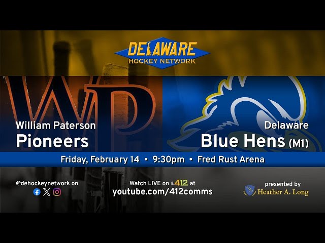 Delaware M1 vs. William Paterson • Delaware Hockey Network