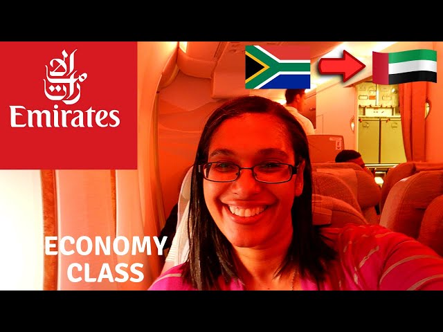 Flying economy class Johannesburg to Dubai | EK764