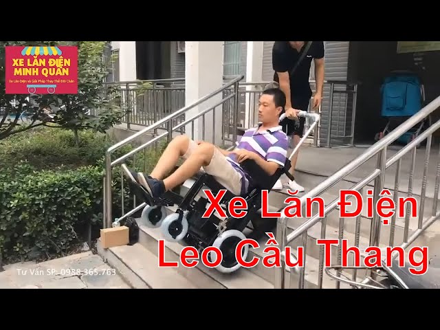 Xe Lăn Điện Leo Cầu Thang 4 Bánh Nhật Bản Cho Người Già, Tai Biến, Khuyết Tật Mua Bao Nhiêu, Ở Đâu