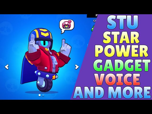 Sneak Peek! STU Star Power, Gadget, Voice Lines and More! | Brawl Stars March Update 2021