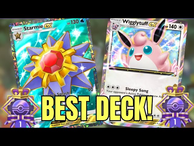 The Starmie Wigglytuff EX Deck We Went 100% With! | Pokemon TCG Pocket | 5-0 Win Streak