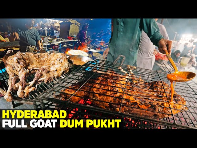 Dum Pukht Making in Hyderabad | Mutton Karhai, Namkeen Seekh, Meat Heaven in Pakistan