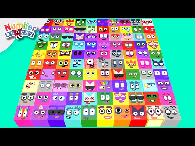 Numberblocks Cube Step Squad 1 - 100 Song - Learn to Count Big Numbers! #numberblocks #live #shorts