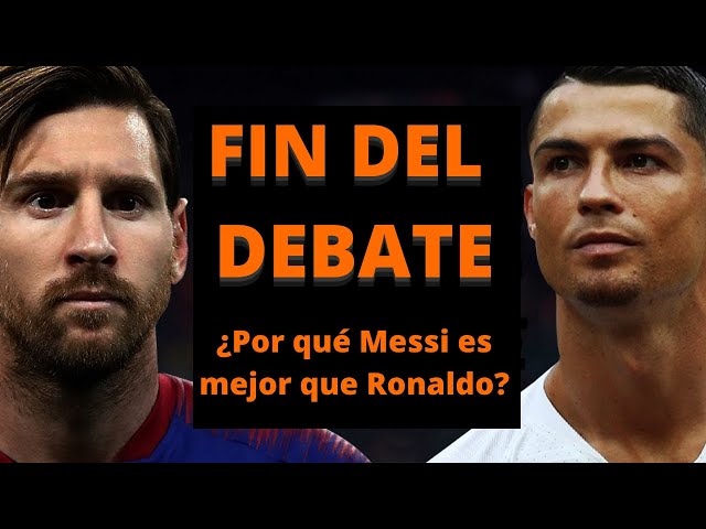 ¡¿Por qué MESSI es MEJOR que CRISTIANO RONALDO?!