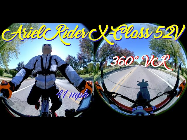 360° VR : ARIEL RIDER XCLASS 52V : EBIKE RIDE ALONG NORTHSIDE CHICAGO : OCULUS READY! (KODAK PIXPRO)