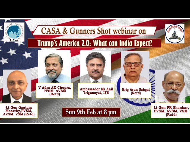 AMERICA 2.0 : WHAT CAN INDIA EXPECT ? / A CASA - GUNERS SHOT WEBINAR