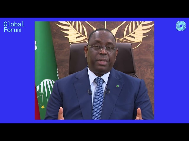 Senegal President Macky Sall on Foreign Trade Between the U.S. and Africa | Global Forum 2022