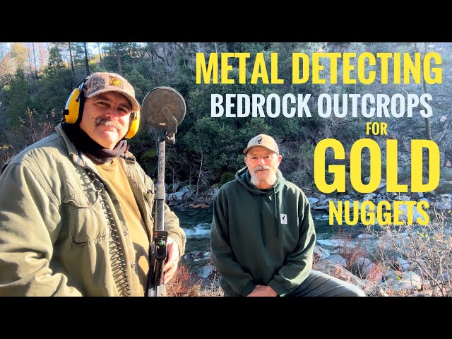 Metal Detecting Bedrock Outcrops for Gold Nuggets