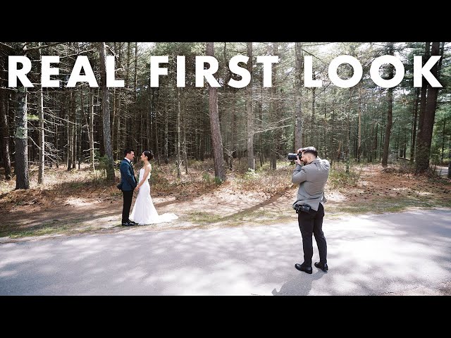 Wedding Photography Behind the Scenes | A Real First Look + Solo and Bride & Groom Portraits