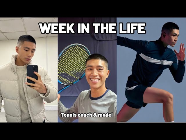 A week in my life of a tennis coach & model