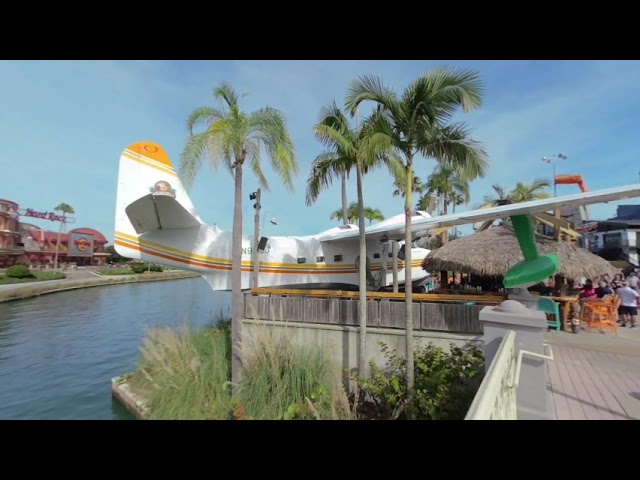 3D Universal CityWalk Tour | Universal Studios Orlando (VR180)