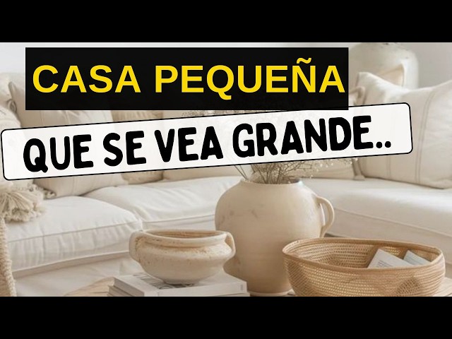 👉 ASÍ consigues que tu CASA parezca MÁS GRANDE 😉 20 TIPS INFALIBLES para AMPLIAR el espacio!