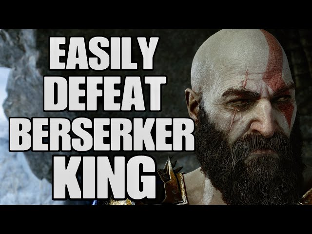 How to defeat Berserker King - God of War Ragnarok