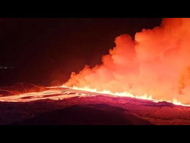 #iceland Mar 2024 Witnessed #volcano  Eruption 🔥