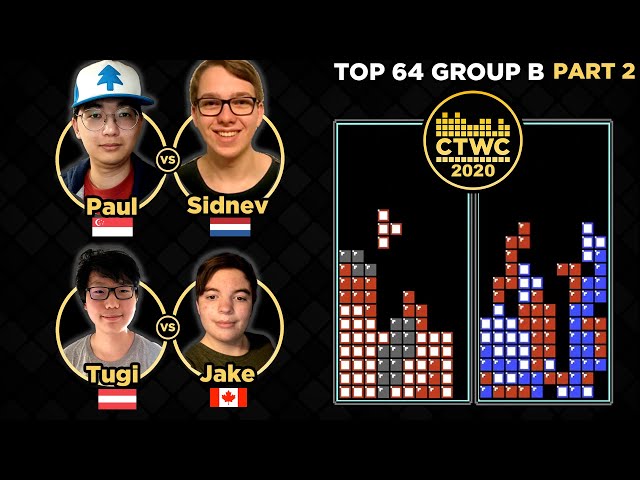 2020 CTWC BEGINS! TETRIS Group B - Pt. 2 (see description for format)