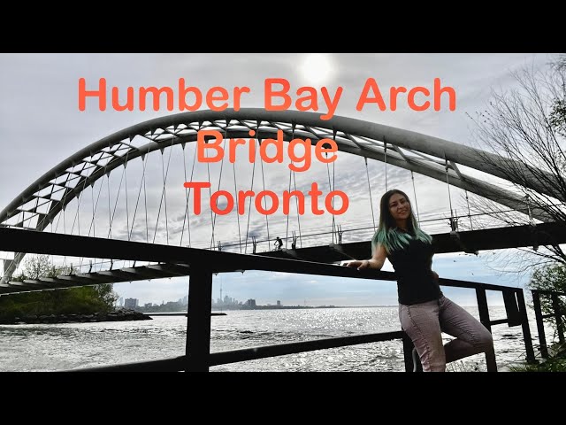 Humber Bay Arch Bridge in Toronto, Canada 🇨🇦